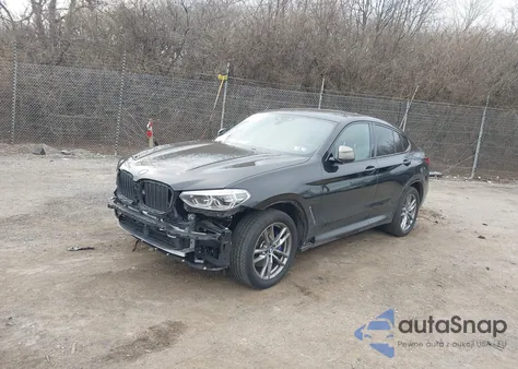 2020 BMW X4 M40I из США, поврежденный, VIN 5UX2V5C01LLE69685